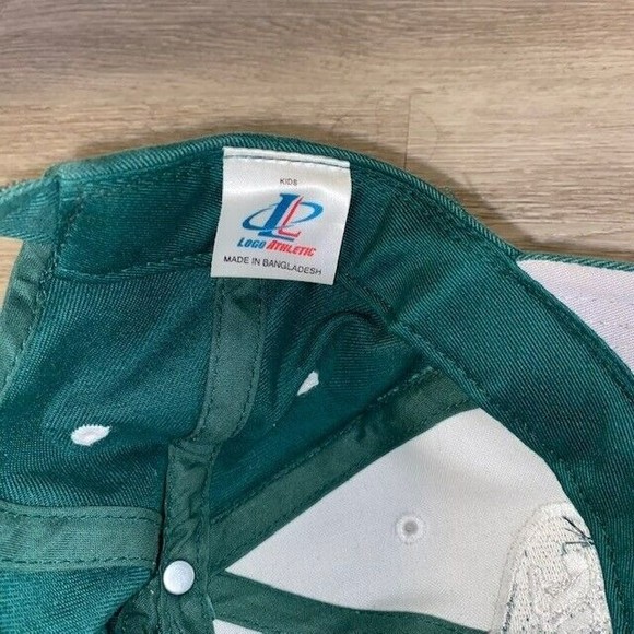 Vintage Logo Athletic New York Jets Hat 90s Spell Out Script Youth Kids Size - Picture 7 of 7